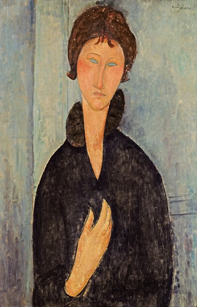 Donna con Occhi Blu, c.1918 da Amedeo Modigliani